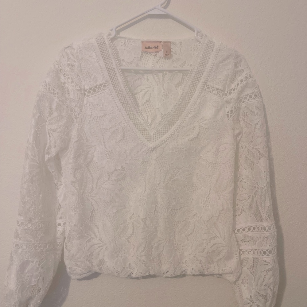 Willow & root lace blouse